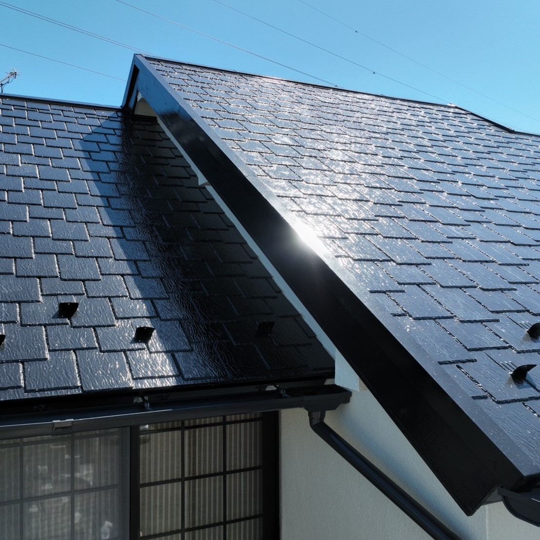 相模原市 Ｓ様邸　屋根・基礎塗装、雨樋交換　施工事例